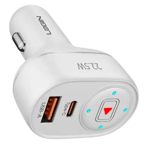 Login L-600 PD 22.5W Car Charger With Type-C Cable